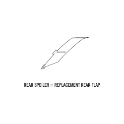 KTM X-SPIRIT III REAR SPOILER